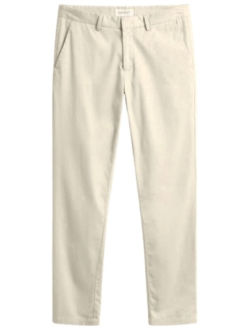 gant παντελονι 214 chocolate slim chino ανοιχτο μπεζ σε προσφορά