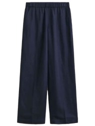 gant παντελονι 433 evening blue λινο μπλε