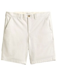 gant σορτς 214 chocolate classic chino εκρου
