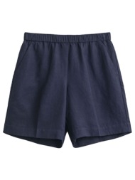 gant σορτς 433 evening blue λινο μπλε