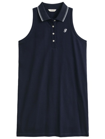 gant φορεμα 433 evening blue polo αμανικο μπλε σε προσφορά