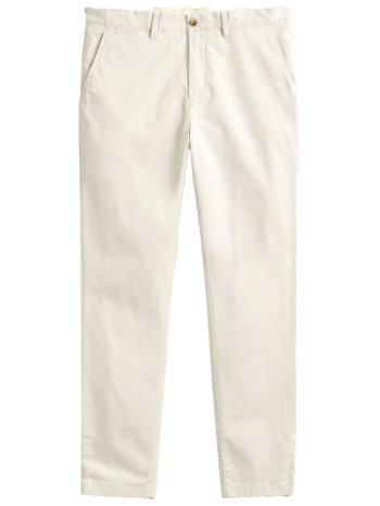 gant παντελονι 214 chocolate slim classic chinos εκρου σε προσφορά