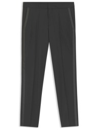 hugo παντελονι κουστουμιου extra slim fit hesten224e1x μαυρο