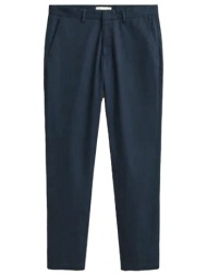 gant παντελονι 433 evening blue slim chinos μπλε