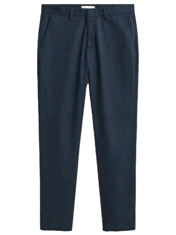 gant παντελονι 433 evening blue slim chinos μπλε
