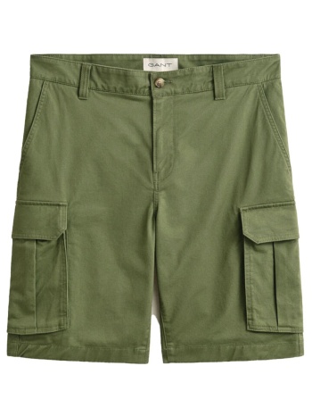 gant σορτς 379 bark green mel cargo χακι