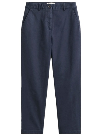 gant παντελονι 433 evening blue slim chinos μπλε