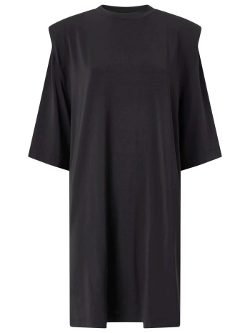 pinko φορεμα allie dress μαυρο me ζωνη