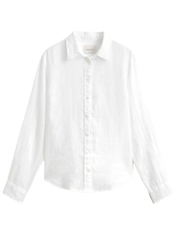 gant ποyκαμισο μμ 110 white λινο λευκο