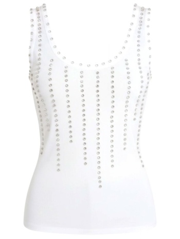 marella sport tank top mlsnatalebling all over στρας λευκο