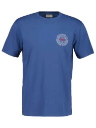 gant μπλουζα κμ 442 storm blue t-hirt graphic μπλε ανοιχτο