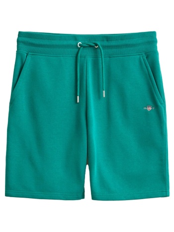 gant σορτς 379 bark green mel cotton χακι