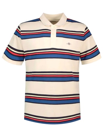 gant μπλουζα κμ 119 ivory polo ριγε