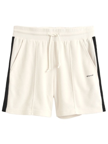 gant σορτς 119 ivory towelling κρεμ