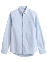 gant ποyκαμισο μμ 455 light blue slim oxford σιελ