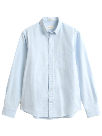 gant ποyκαμισο μμ 450 teal blue σιελ μικροσχεδιο