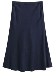 gant φουστα 433 evening blue λινη μπλε