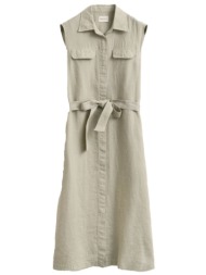 gant φορεμα 3 country beige sleeveless μπεζ