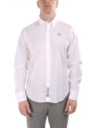 la martina πουκαμισο button down logo λευκο
