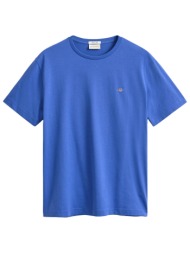 gant t-shirt reg shield royal blue