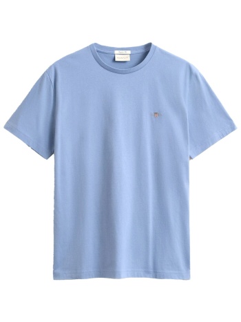 gant reg shield t-shirt ss 430 σιελ
