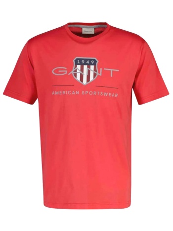 gant μπλουζα κμ 641 desert rose t-hirt sheld κοραλι