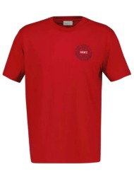 gant μπλουζα κμ 630 ruby red t-shirt graphic κοκκινο