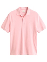 gant μπλουζα κμ 666 soft pink tone ss polo ροζ