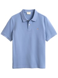 gant μπλουζα κμ 430 dutch blue polo pique μπλε ραφ