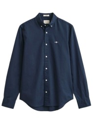 gant ποyκαμισο μμ 410 marine slim classic poplin μπλε