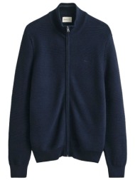 gant ζακετα cotton πλεκτη 433 evening blue