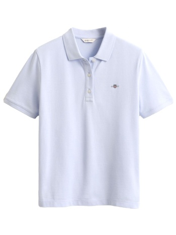 gant μπλουζα κμ 455 light blue pique polo σιελ