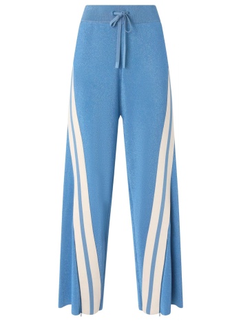 pinko παντελονι tormenta trousers ασπρο γαλαζιο ριγε