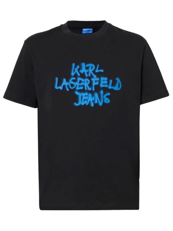 karl lagerfeld jeans t-shirt regular fit ss graffiti tee σε προσφορά