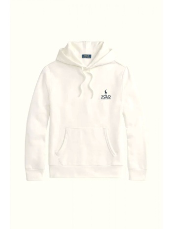 ralph lauren φουτερ hoodie logo λευκο