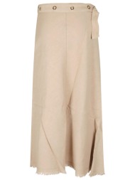pinko φουστα hebe skirt μπεζ