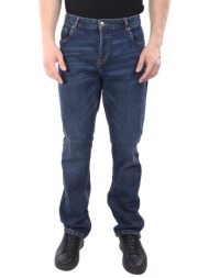 richmond x παντελονι jeans hanga(slim) logo μπλε