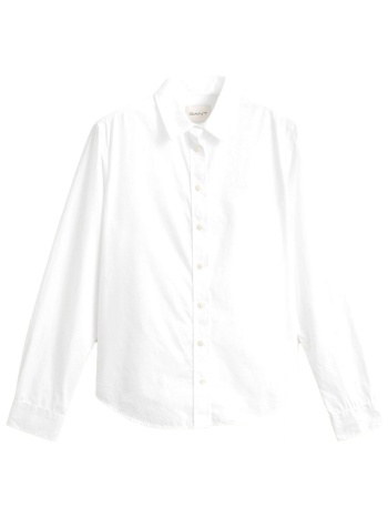 gant ποyκαμισο μμ 110 white classic poplin λευκο