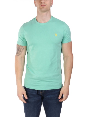 u.s.polo assn t-shirt crew neck logo mick τυρκουαζ
