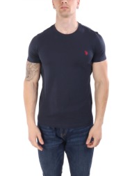 u.s.polo assn t-shirt crew neck logo mick μπλε