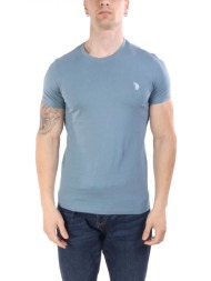 u.s.polo assn t-shirt crew neck logo mick πετρολ