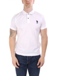 u.s.polo assn polo flyn logo λευκο