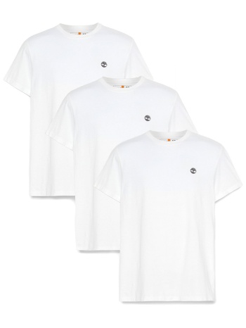 timberland t-shirt dunstan river 3xpack tee λευκο