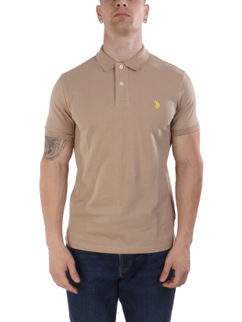 u.s.polo assn polo king logo πουρο μπεζ