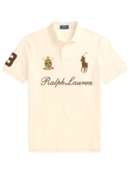 ralph lauren polo classic fit big pony logo εκρου
