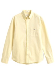 gant ποyκαμισο μμ 725 dark sunflowerclassic oxford κιτρινο