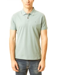 dors polo pique jaquard collar μεντα