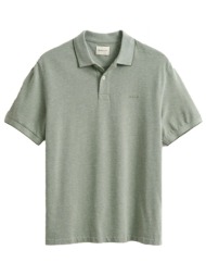 gant polo logo γκρι-χακι