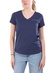 richmond x t-shirt trocie v-neck logo μπλε