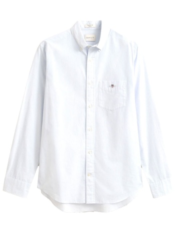 gant ποyκαμισο μμ 455 light blue bancer ριγε σιελ